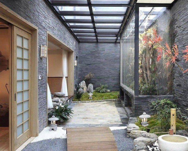 三套下沉式庭院花園裝修效果圖設(shè)計(jì)案例欣賞